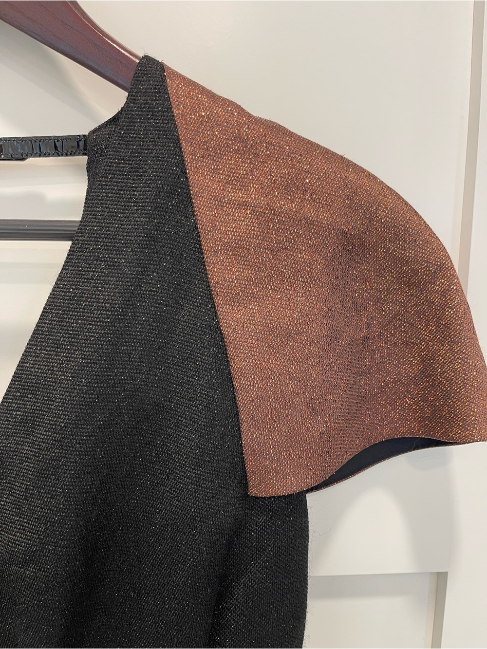 NWT Philip Lim black and bronze party dress 8 (no belt) - Picture 3 of 8